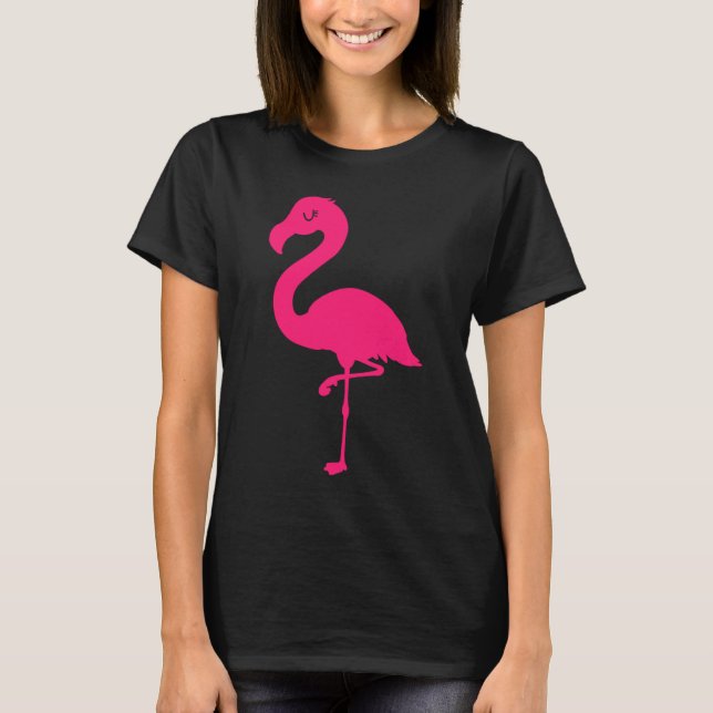 Camiseta Cute Flamingo   Flamingo  Men and Women (Frente)