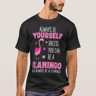 Camiseta Cute Flamingo For Girls Women Kids