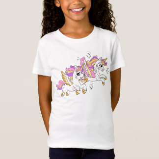 Camiseta Cute flying unicorns 