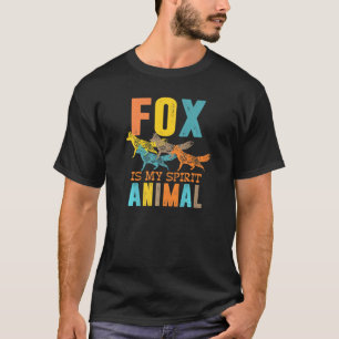 Camiseta Cute Fox Is My Spirit Animal For Men Women Furry