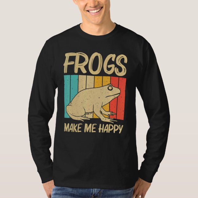 Camiseta Cute Frog For Men Women Toad Catcher Pet Animal   (Frente)