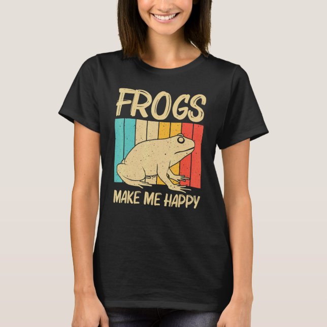 Camiseta Cute Frog For Men Women Toad Catcher Pet Animal   (Frente)