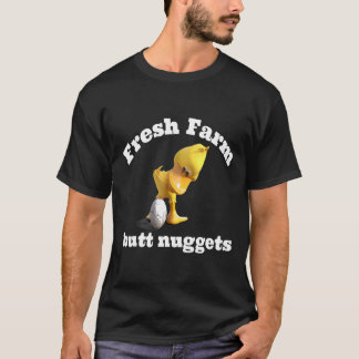 Camiseta Cute Funny Fazenda Fresco Bunda Nuggets Frango Pat