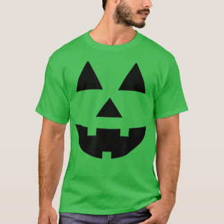 Camiseta Cute Funny Halloween Pumpkin Face Jack O Lantern M