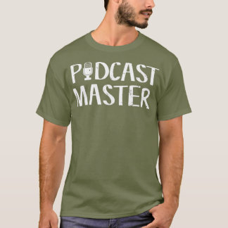 Camiseta Cute Funny Podcast Master Podcasting