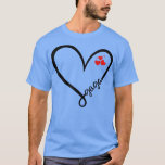 Camiseta Cute Gaga With Heart Girl Women Mom Mother<br><div class="desc">Cute Gaga With Heart Girl Women Mom Mother  .</div>