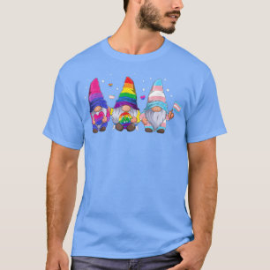 Camiseta Cute Gay Biseual Transseual Gnomes LGBTQ Pride All