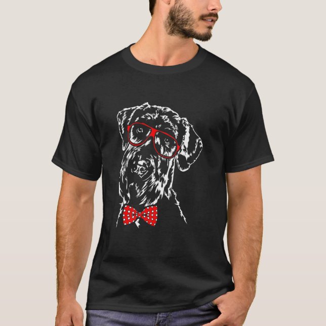 Camiseta Cute Giant Schnauzer dog mom dog  1 (Frente)