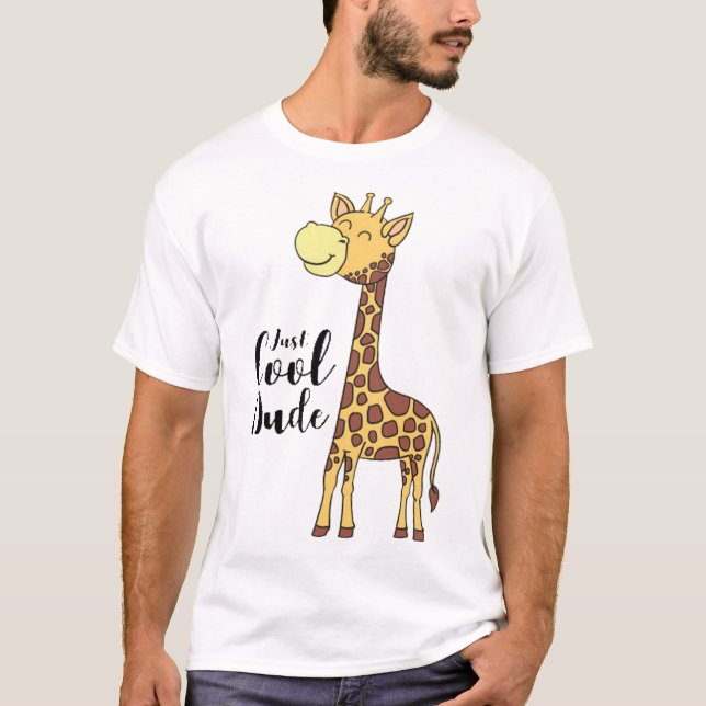 Camiseta Cute giraffe (Frente)