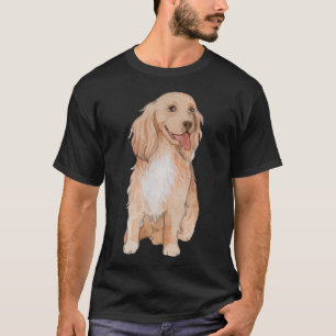Camiseta Cute Golden Cocker Retriever Puppy For Dog