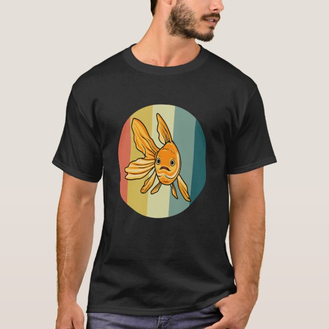 Camiseta Cute Goldfish Aquaristis Hobby Fish (Frente)