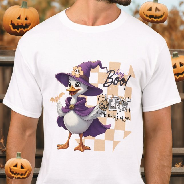 Camiseta Cute Goose Witirt Shirt Pastel Halloween Tee (Ghostlight Goose Witch – Thinking of You Tee
Even the spooky ones need a friend.)