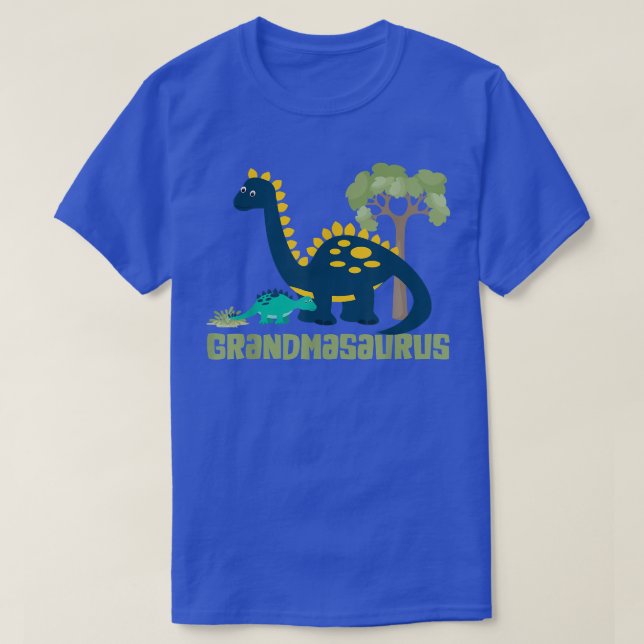 Camiseta Cute Grandma Dinosaur Grandmasaurus  (Frente do Design)