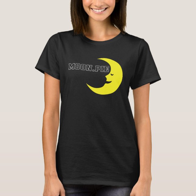 Camiseta Cute Graphic Tees  Moon Pie (Frente)