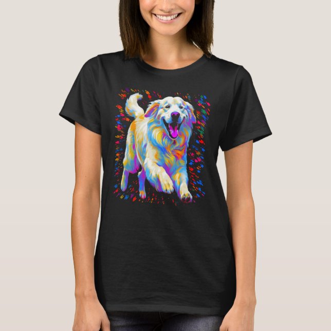 Camiseta Cute Great Pyrenees Dog (Frente)
