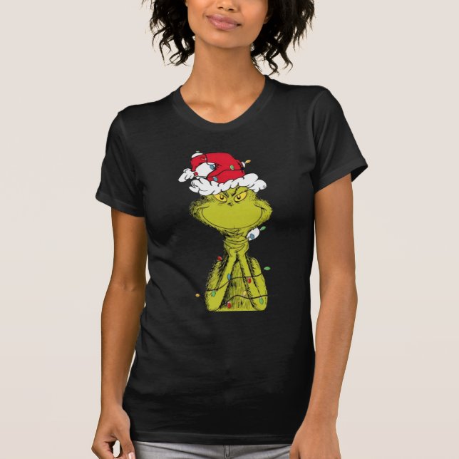 Camiseta Cute Green  Grinch Christmas Creature Design (Frente)
