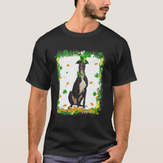 Camiseta Cute Greyhound Dog St Patricks Day Irish Shamrock