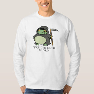 Camiseta Cute Grim Reaper Frog – Foram os Carbs, Meu Senhor