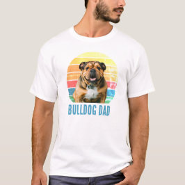 Camiseta Cute Grungy Vintage Distressed Bulldog or Your Dog