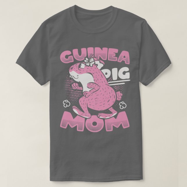 Camiseta Cute Guiné Pig Mãe 125 (Frente do Design)