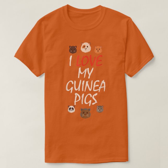 Camiseta Cute Guinea pig Funny gift Tee  (Frente do Design)