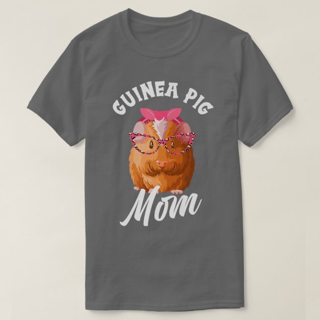 Camiseta Cute Guinea Pig Mom Premium T-Shirt (Frente do Design)