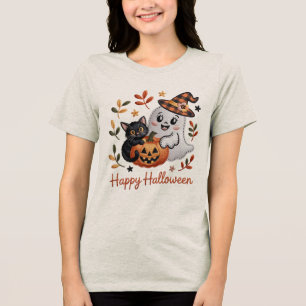 Camiseta Cute Halloween - Bordado Whimsical