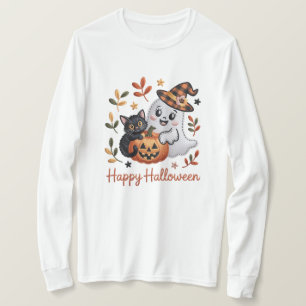 Camiseta Cute Halloween - Bordado Whimsical