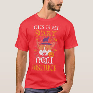 Camiseta Cute Halloween Costume Welsh Corgi Pumpkin Witch D