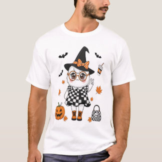 Camiseta Cute Halloween Ghost