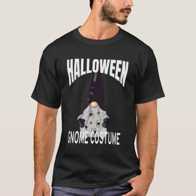 Camiseta Cute Halloween Spider Gnome Costume (Frente)