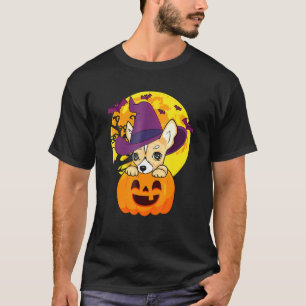 Camiseta Cute Halloween Witchy Chihuahua Halloween