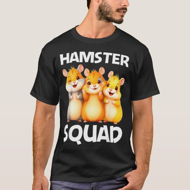 Camiseta Cute Hamster Design For Men Women Kids Dwarf Hamst (Frente)