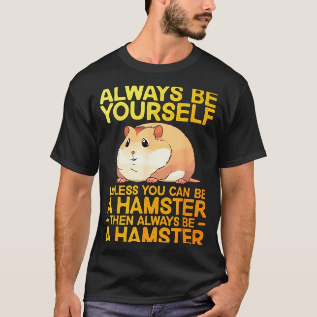 Camiseta Cute Hamster Design For Men Women Kids Dwarf Hamst (Frente)