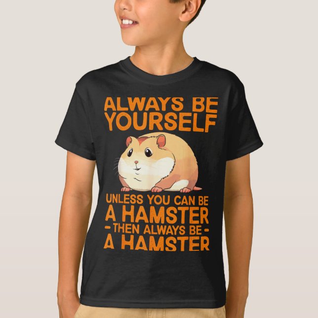 Camiseta Cute Hamster Design For Men Women Kids Dwarf Hamst (Frente)