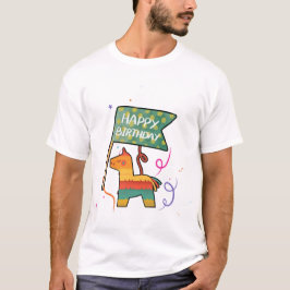 Camiseta Cute Hand-Drawn Birthday 