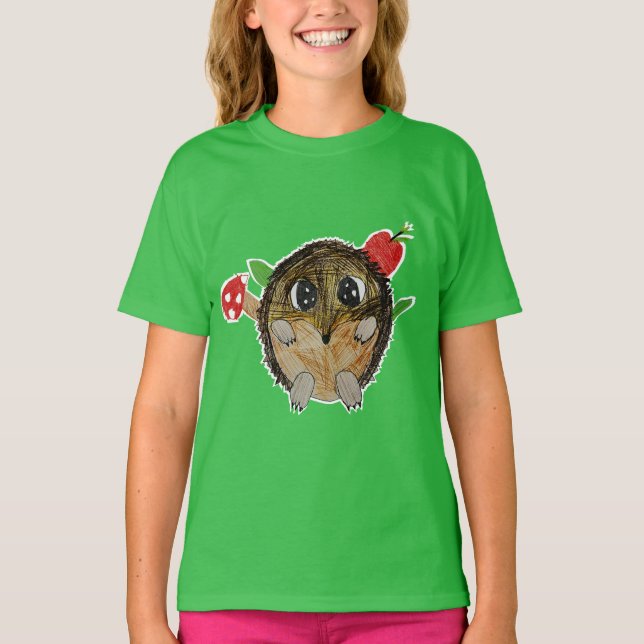 Camiseta Cute Hedgehog (Frente)