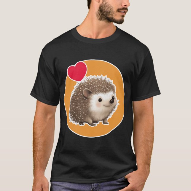 Camiseta Cute Hedgehog (Frente)