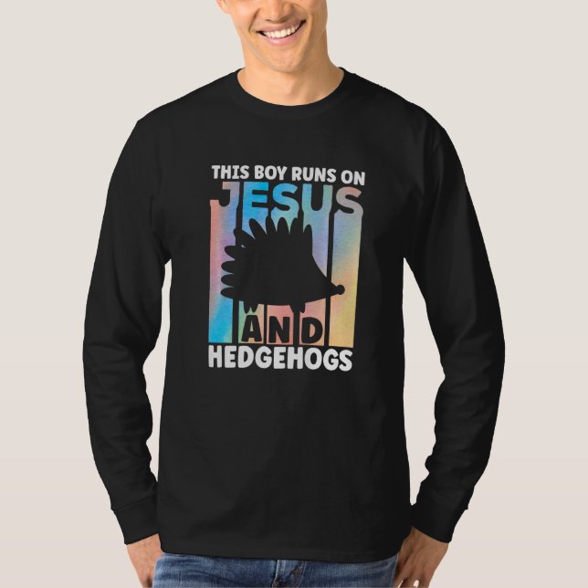 Camiseta Cute Hedgehog Outfit for Hedgehog Lovers Apparel f (Frente)