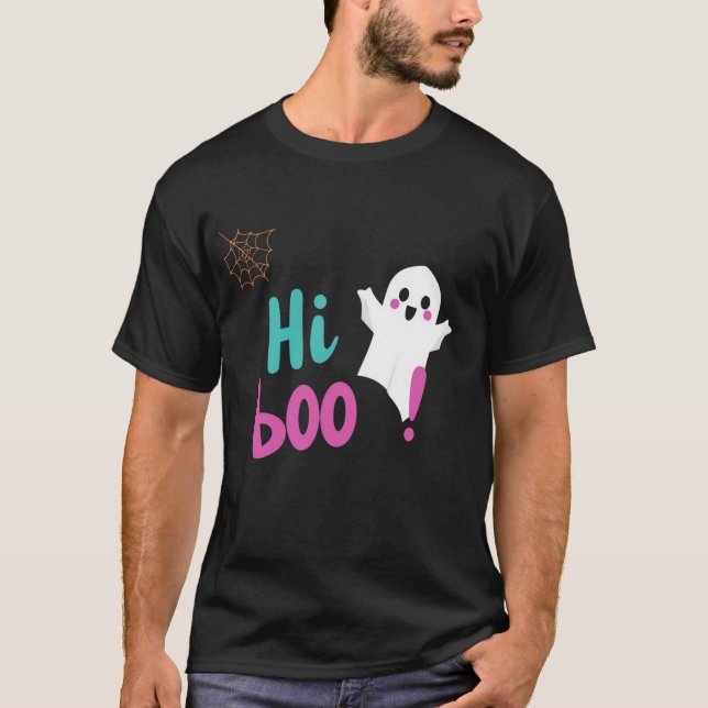 Camiseta Cute "Hi Boo!" (Frente)