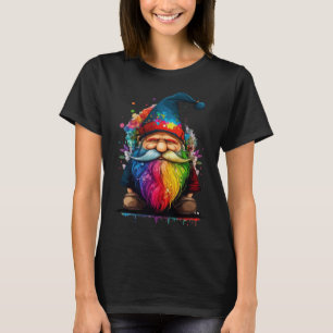 Camiseta Cute Hippie Jardim Gnomo