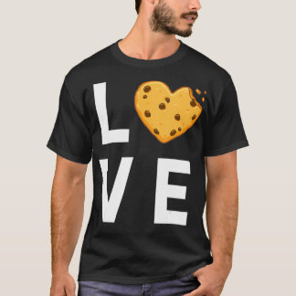 Camiseta Cute I Love Chocolate Chip Cookies