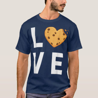 Camiseta Cute I Love Chocolate Chip Cookies