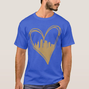 Camiseta Cute I Love Kansas City Missouri Cityscape Heart