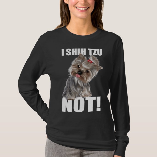 Camiseta Cute I Shih Tzu Not Bundle Extender Mockup Hu (Frente)