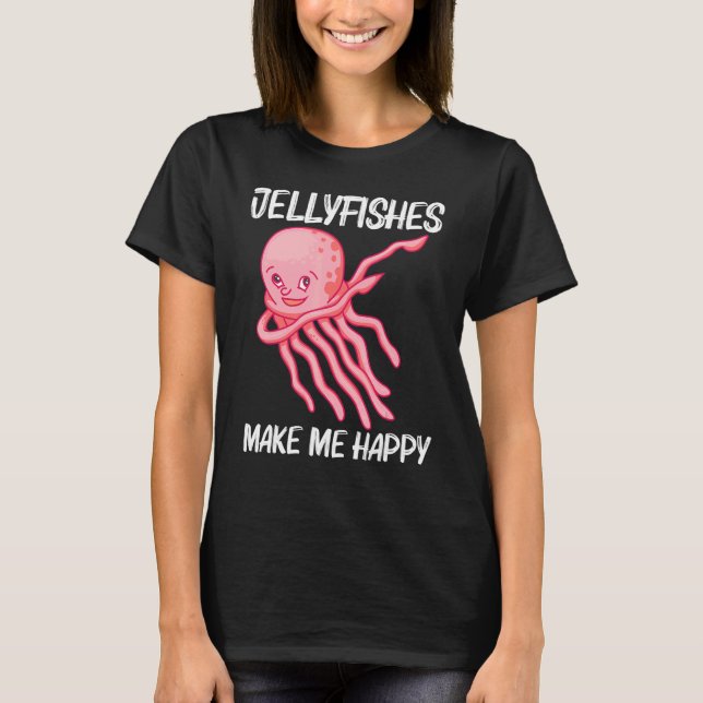Camiseta Cute Jellyfish For Men Women Jellyfish Sea Animal  (Frente)