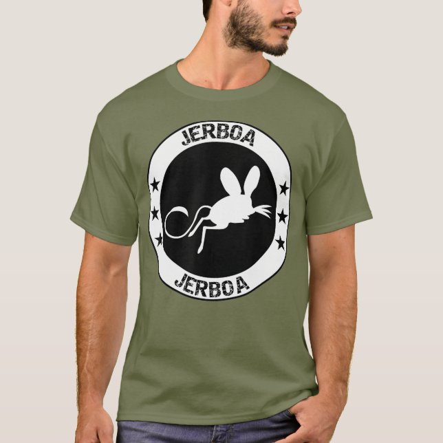 Camiseta Cute Jerboa - Mouse Hamster Rat Mini (Frente)