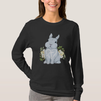 Camiseta Cute Jesus Love Rabbit Bunny Spring Flowers Happy 