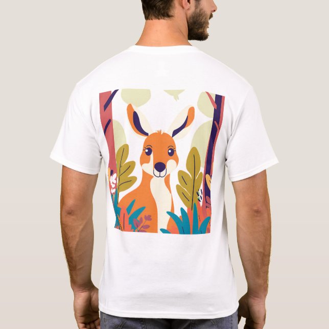 Camiseta CUTE Kangaroo (Verso)