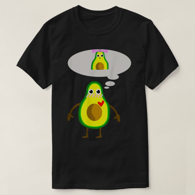Camiseta Cute Kawaii Adora Avocado Viciado em Mania Lover (Frente do Design)